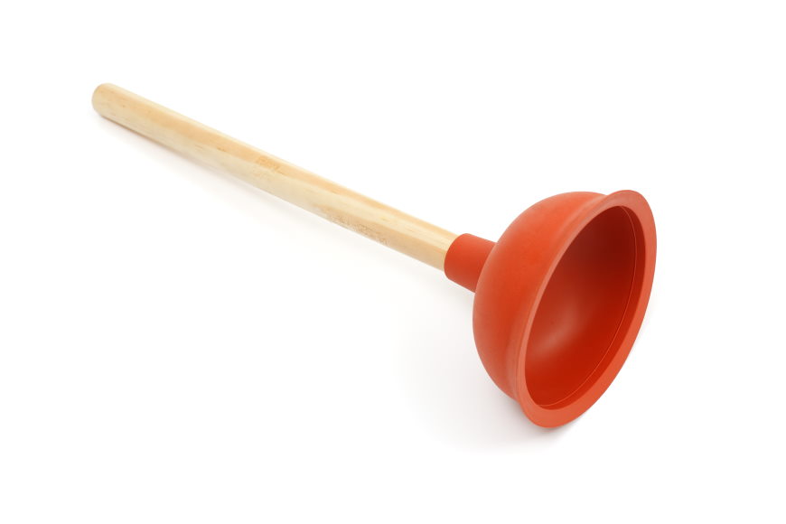 Britwear Wood Handle Sink Plunger – Rubber Plumber’s Plunger, 99222